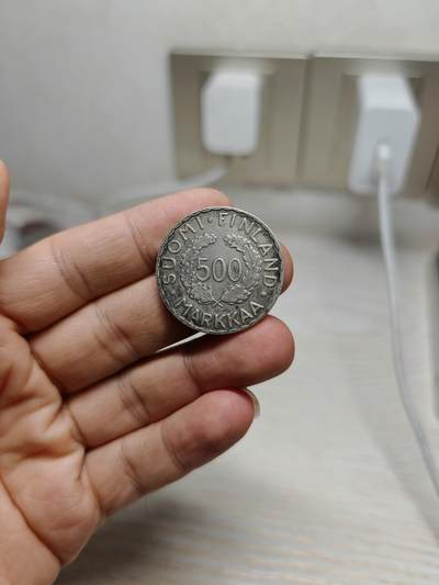 芬兰1952年 赫尔辛基 500马克 奥林匹克 奥运纪念银币 银元 世界上首枚该类题材纪念币 出厂重量12克，50%银，直径32毫米 - 芬兰1952年 赫尔辛基 500马克 奥林匹克 奥运纪念银币 银元 世界上首枚该类题材纪念币 出厂重量12克，50%银，直径32毫米