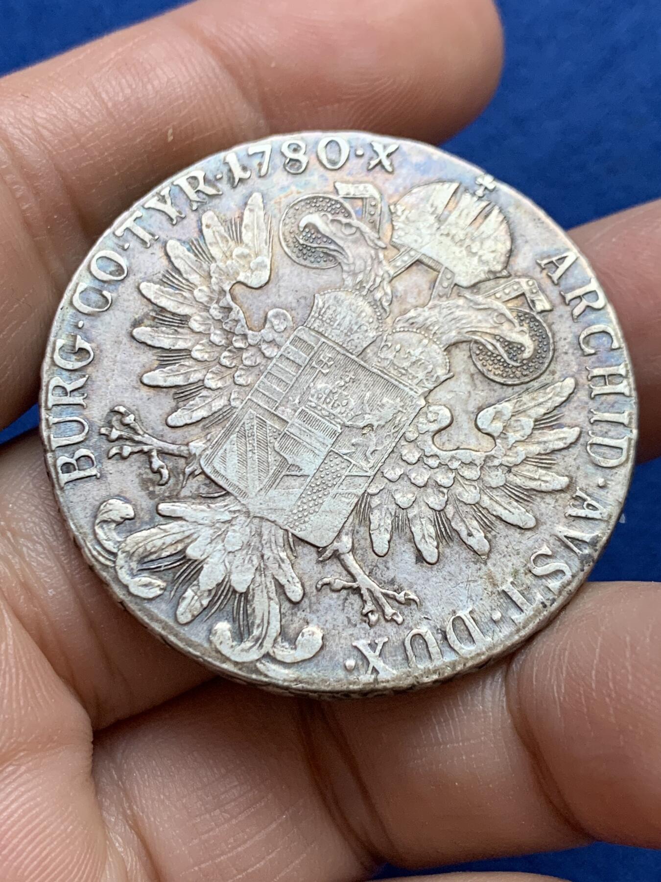 《竞宝斋》第439场 周日，周一，周二 3场连拍 （全场包邮） 奥匈帝国1780大奶妈玛利亚特蕾西亚银币