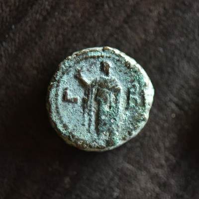 【良泉】第41期【自动场】11月27日晚19.30点开拍！86组，西方古代钱币专场 - 【藏家出品D】公元284年【古罗马·埃及行省】三世纪危机最后一位皇帝——卡里努斯，希望女神Elpis，在位第二年，四德拉克马，7.44克