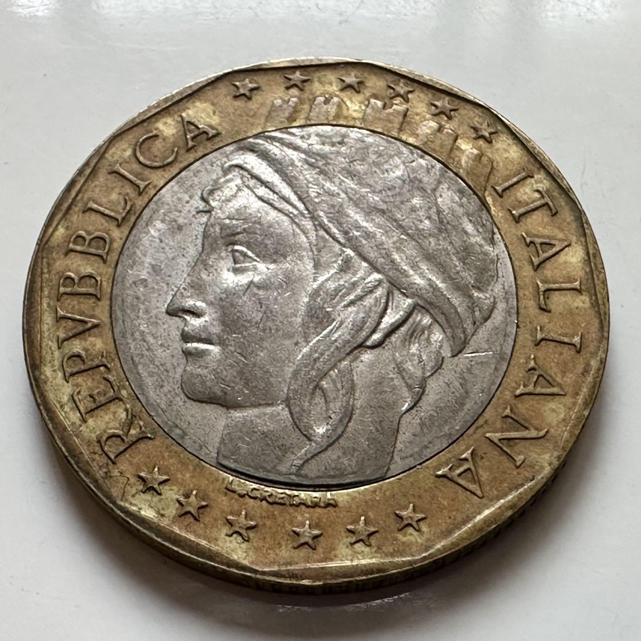 🌹外币初藏🌹🐯2025年第129场  每周二四六晚8️⃣点 接代拍 意大利1998年1000里拉