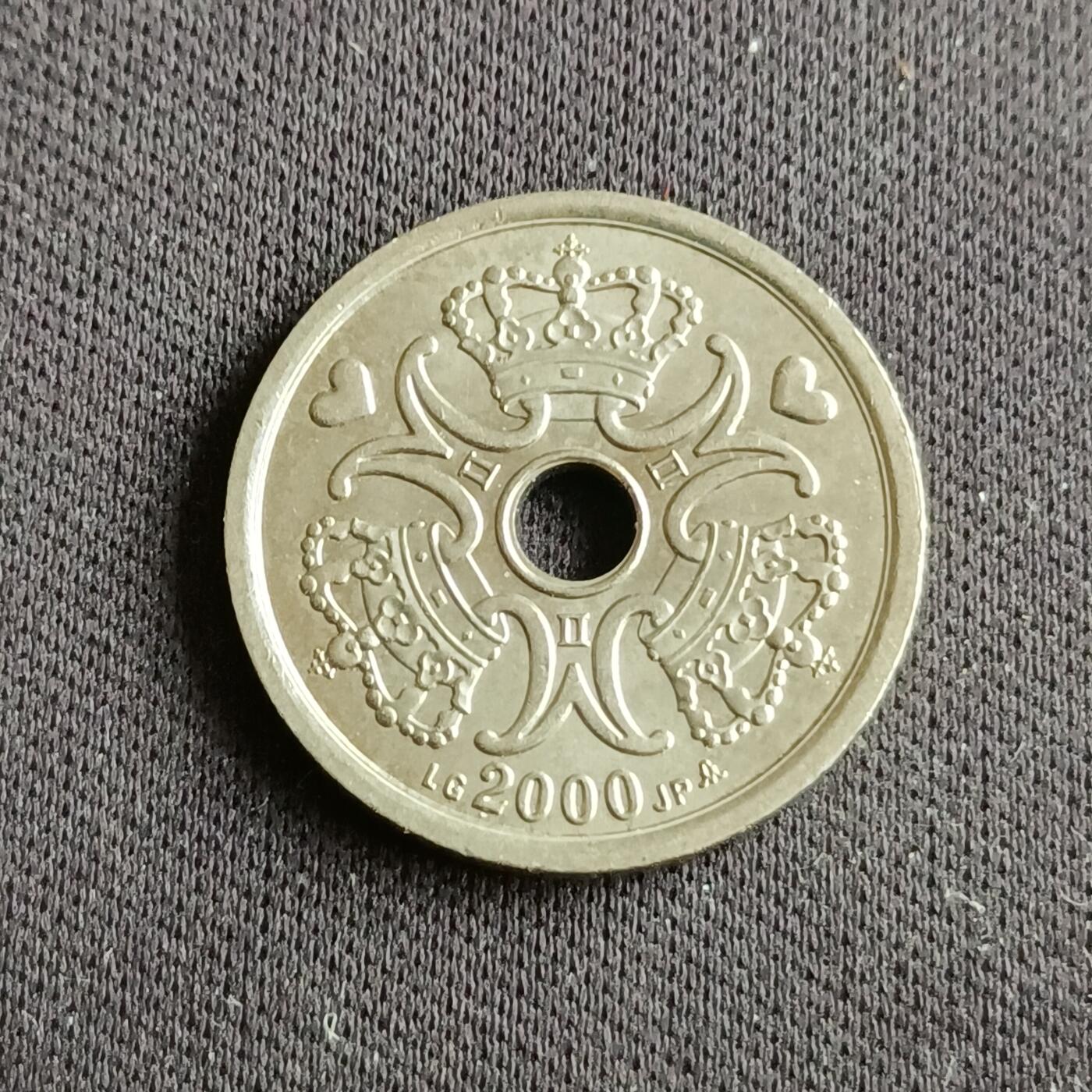 【游宝拍卖】乙巳蛇年88期 佣金1+6% 丹麦-1克朗 2000年