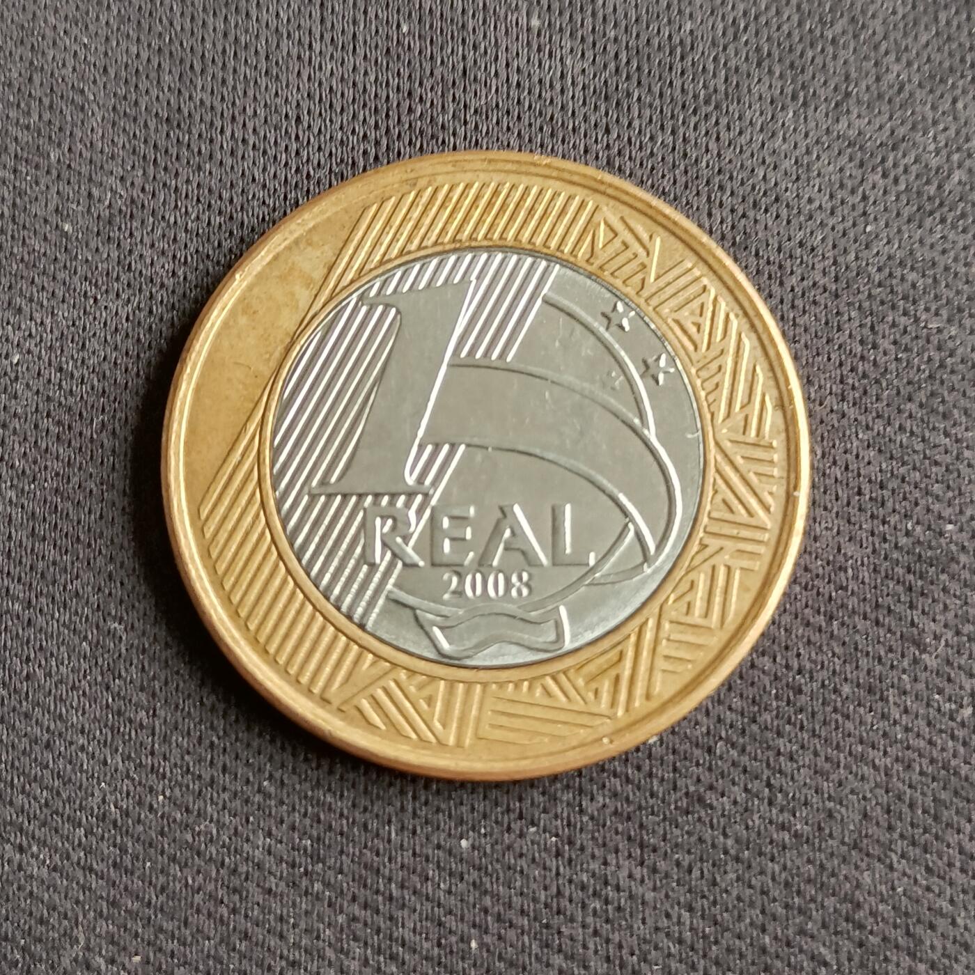 【游宝拍卖】乙巳蛇年88期 佣金1+6% 巴西-1瑞尔 2008年