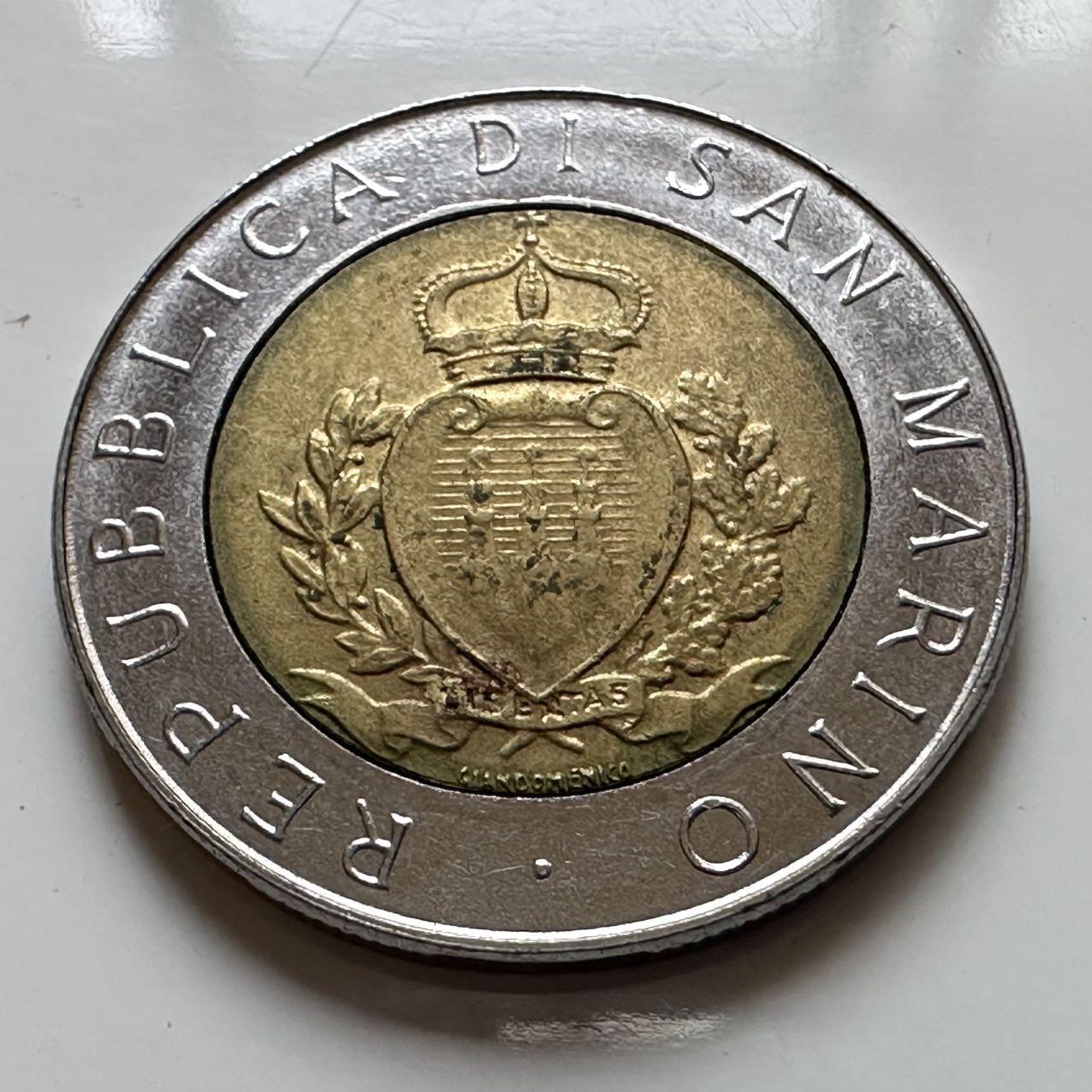 🌹外币初藏🌹🐯2025年第129场  每周二四六晚8️⃣点 接代拍 圣马力诺1987年500里拉