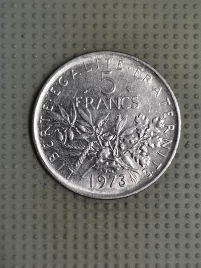2025年第119场各国散币拍卖（总第119场） - 法国1973年5法郎