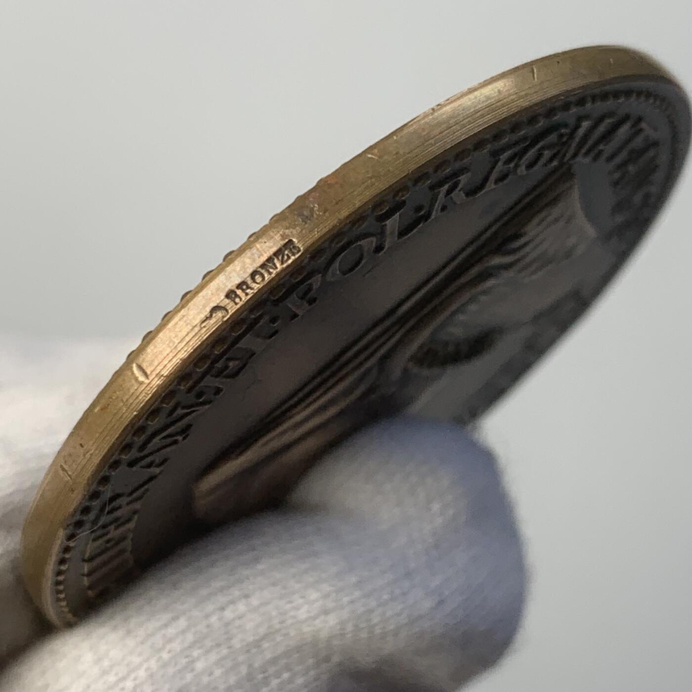 掌中浮雕-藏着的欧洲第042场 法国美第奇王后纪念铜章，42mm