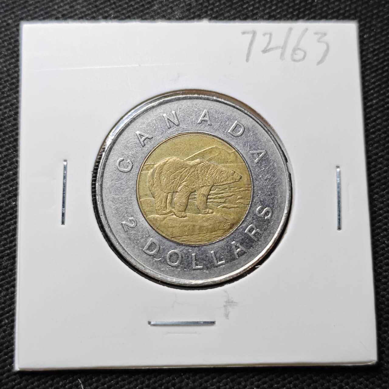 KK钱币收藏小铺  第372场  2月预留时间 周末发货  加拿大2元