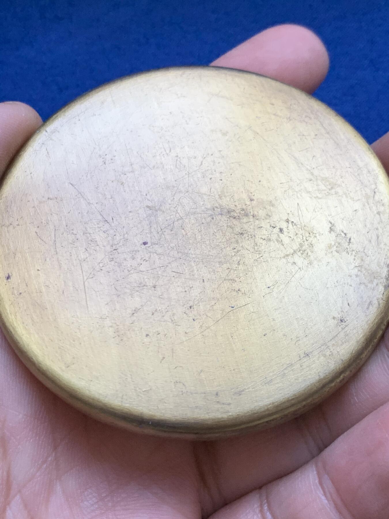 《竞宝斋》第439场 周日，周一，周二 3场连拍 （全场包邮） 法国铜质圆形大铜章 GENDIS设计 浮雕工艺 直径69.5mm 重量195.8g