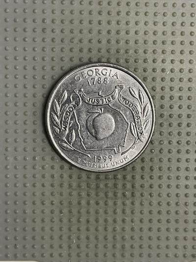 2025年第120场各国散币拍卖（总第120场） - 美国1999年佐治亚州2美分纪念币