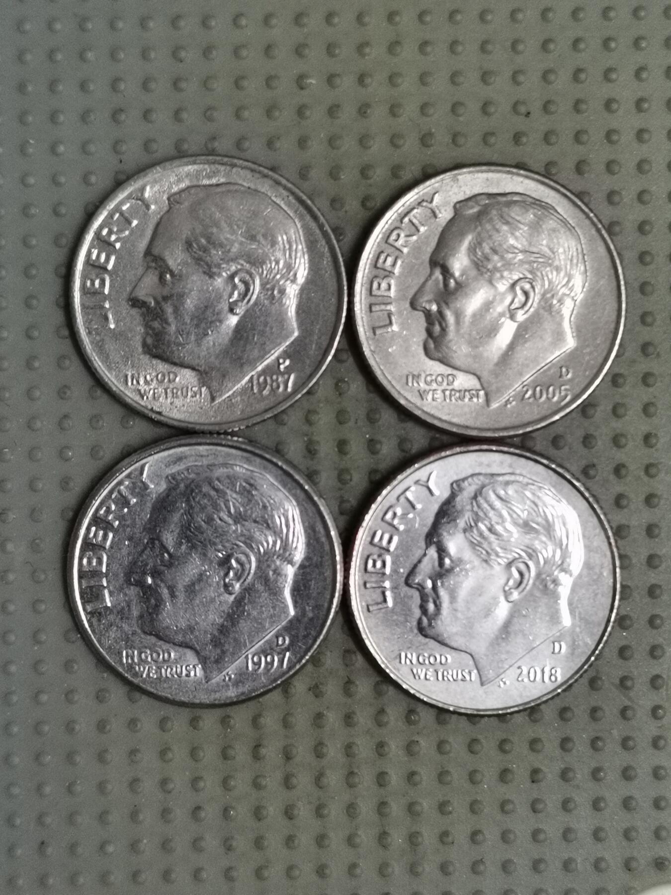 2025年第119场各国散币拍卖（总第119场） 美国10分4枚