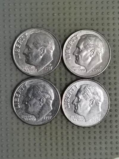 2025年第119场各国散币拍卖（总第119场） - 美国10分4枚