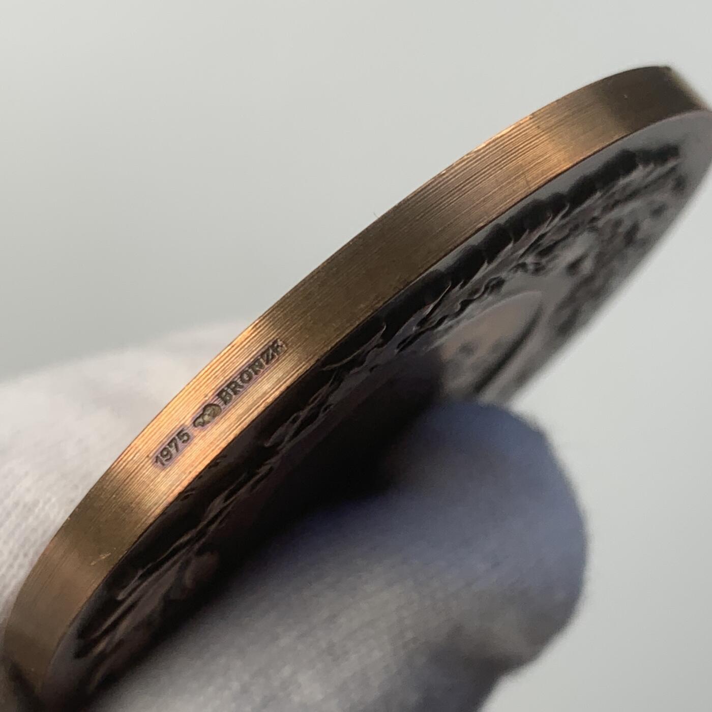 掌中浮雕-藏着的欧洲第042场 法国农业之父塞尔铜章，50mm，72g