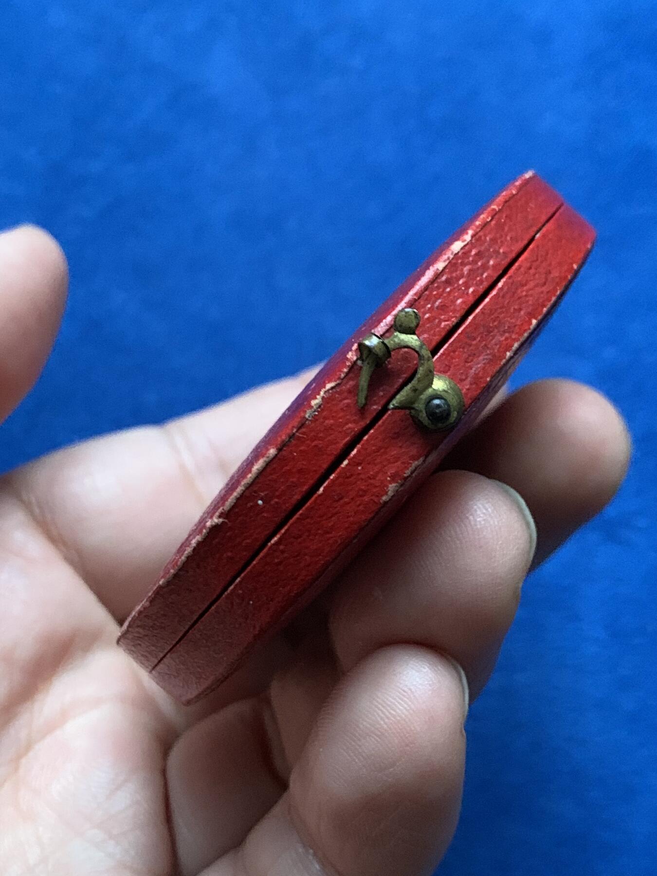 《竞宝斋》第439场 周日，周一，周二 3场连拍 （全场包邮） 法国反酗酒协会纪念铜章 63.2克 51mm 丰饶角铜标 带盒