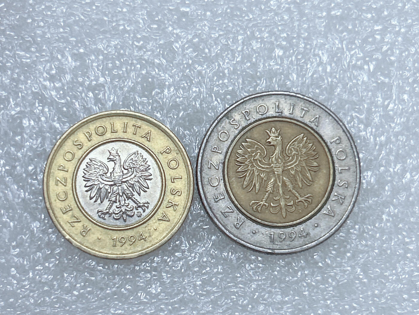 第一海外回流一元起拍收藏 散集专场  第268期 波兰1994年双色币 2枚