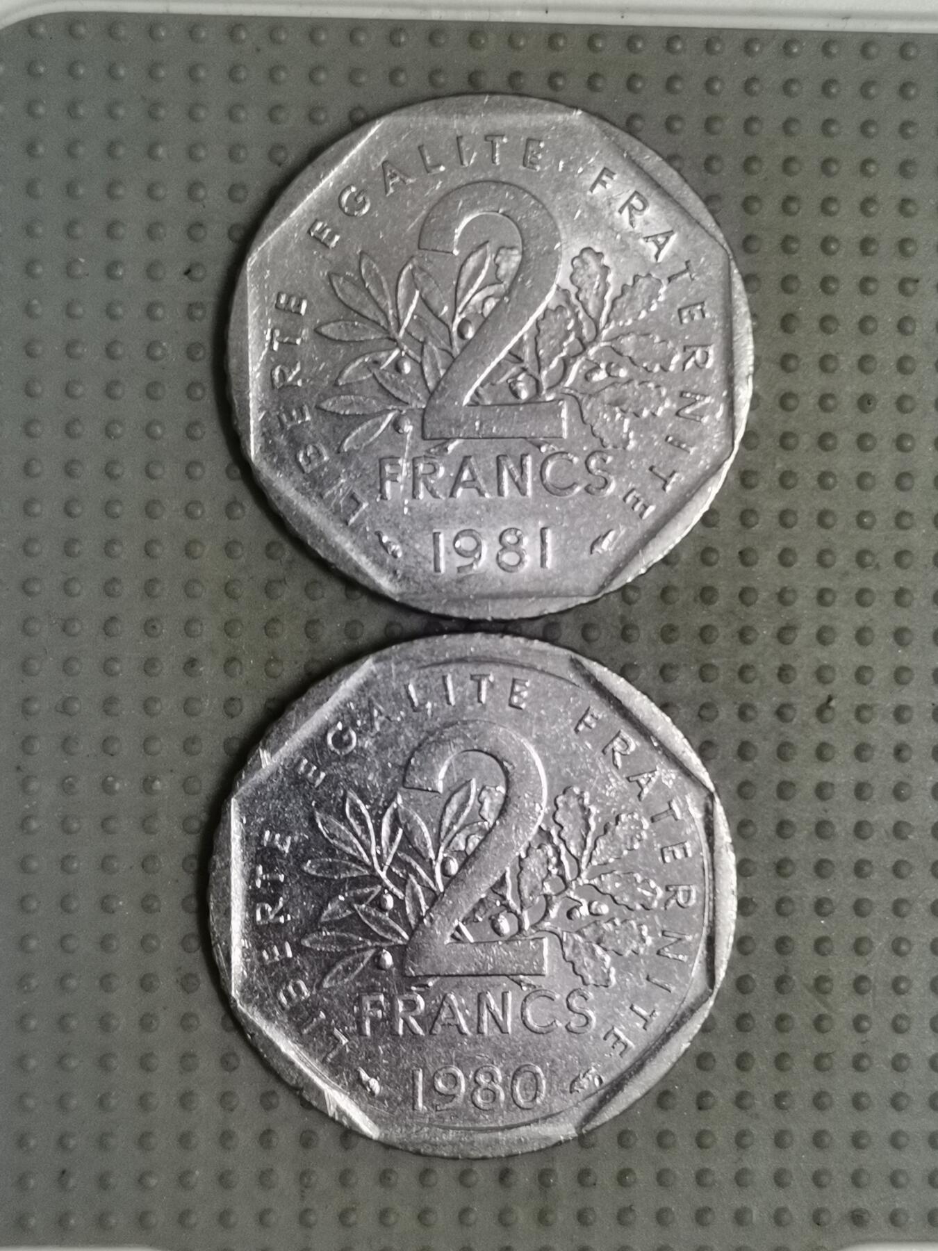 2025年第119场各国散币拍卖（总第119场） 法国2法郎2枚