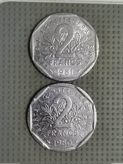 2025年第119场各国散币拍卖（总第119场） - 法国2法郎2枚