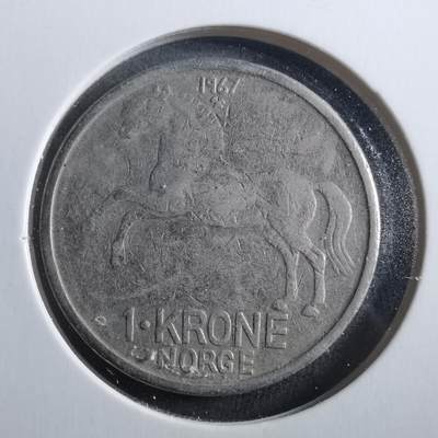 沼泽如烟--第906场 - 挪威1967年1克朗