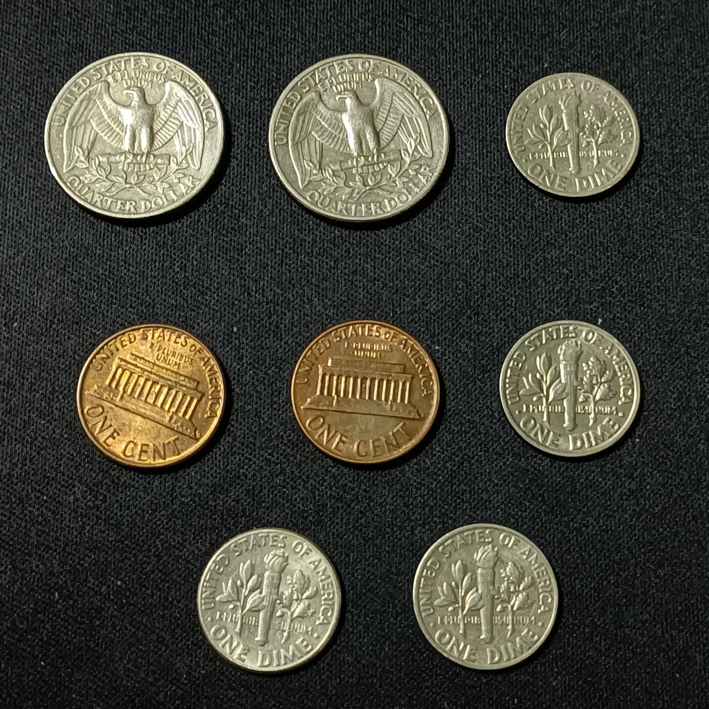 【游宝拍卖】乙巳蛇年88期 佣金1+6% 美国硬币1组 70年代