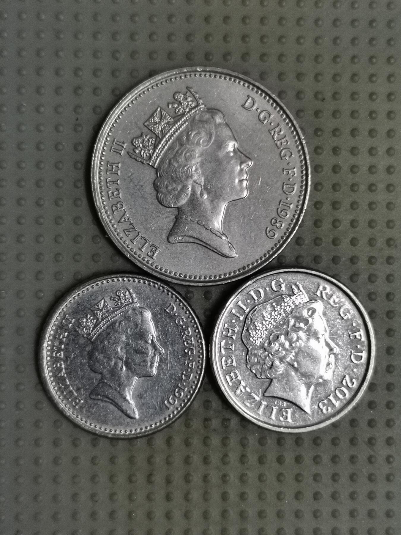 2025年第119场各国散币拍卖（总第119场） 英国5便士3枚不同