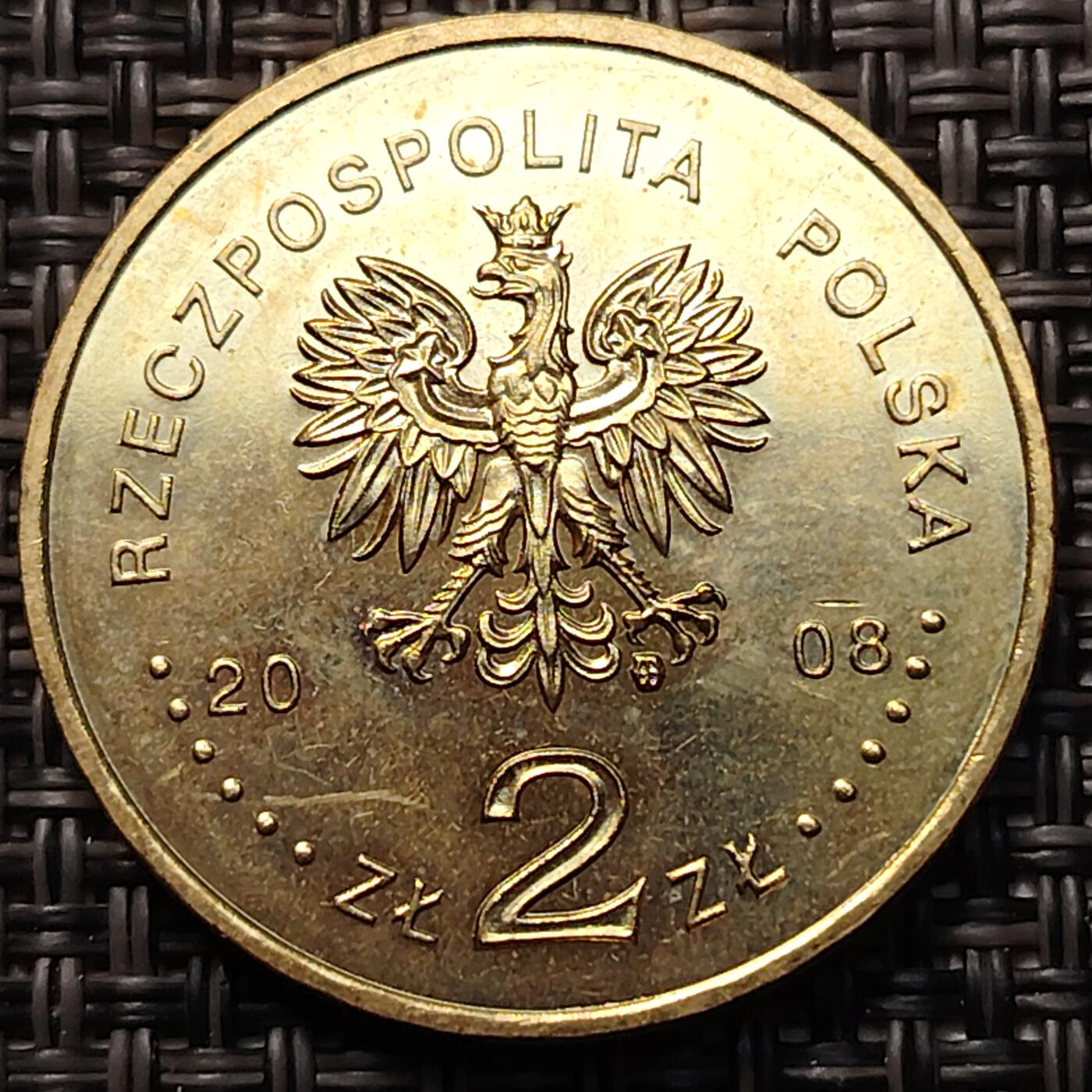 布加迪🐬～世界钱币(上海)🌾第 260 期 /  各国套币和散币 波兰🇵🇱 2008年 2兹罗提纪念币 北京夏季运动会双人划船