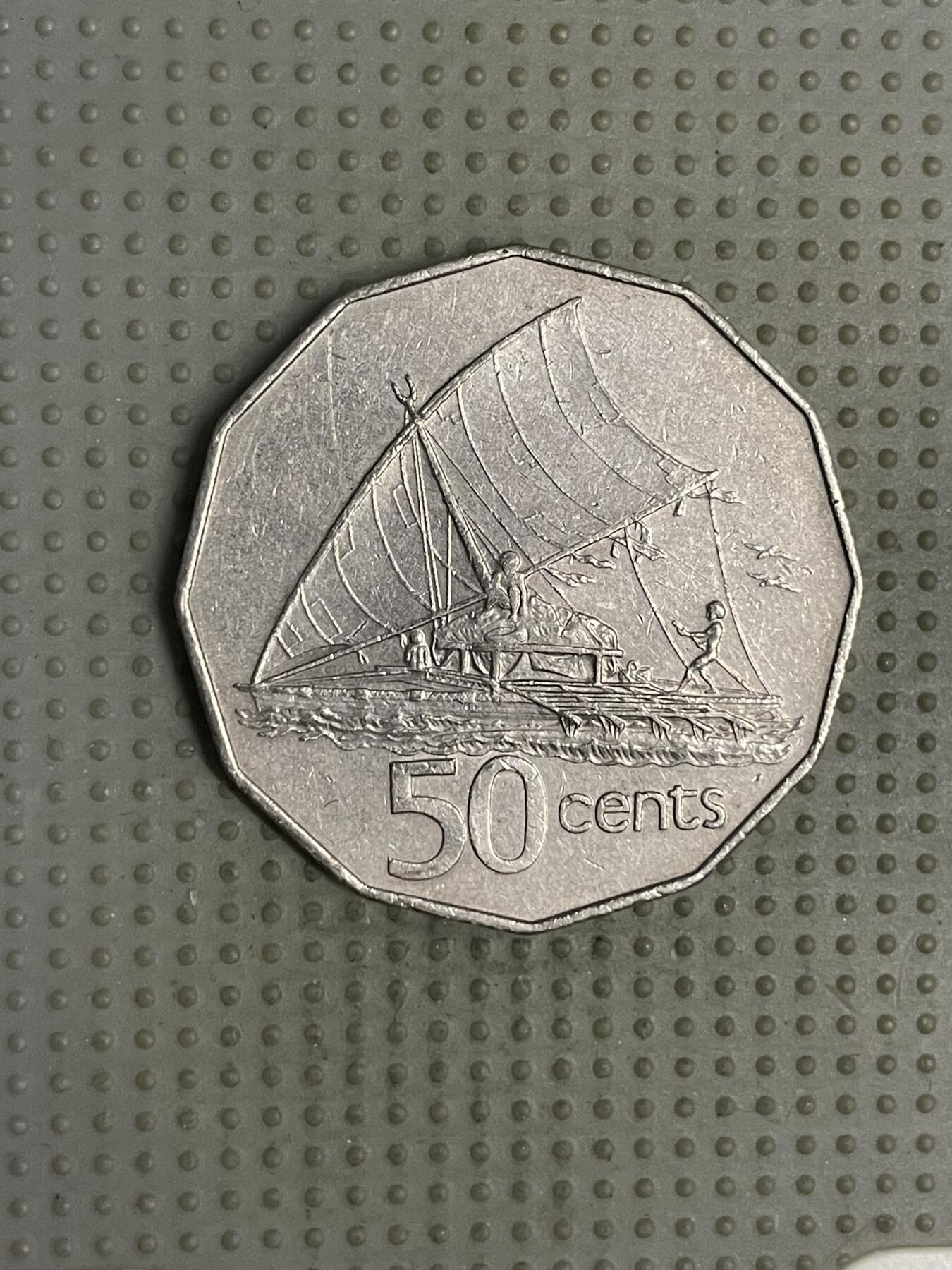 2025年第120场各国散币拍卖（总第120场） 斐济1980年50分