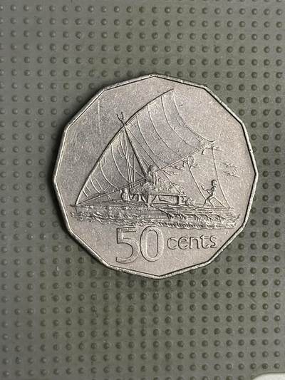 2025年第120场各国散币拍卖（总第120场） - 斐济1980年50分