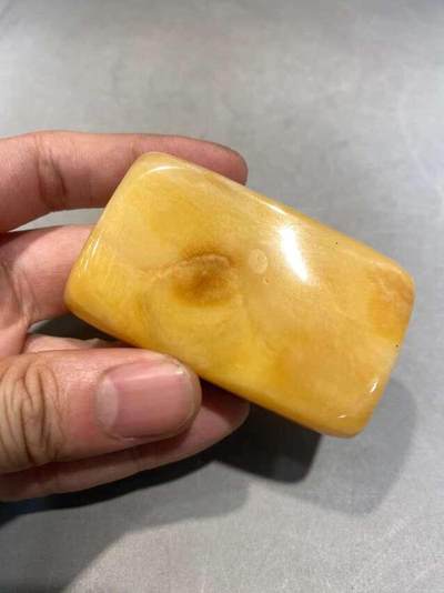 黄蜡石摆件镇纸手把件