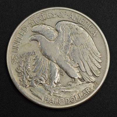 【淘币小摊】实时拍第七百九十九拍   银币套币场   满百包邮可预留二周 每周一统一发货   - 美国1945年行走半美元银币