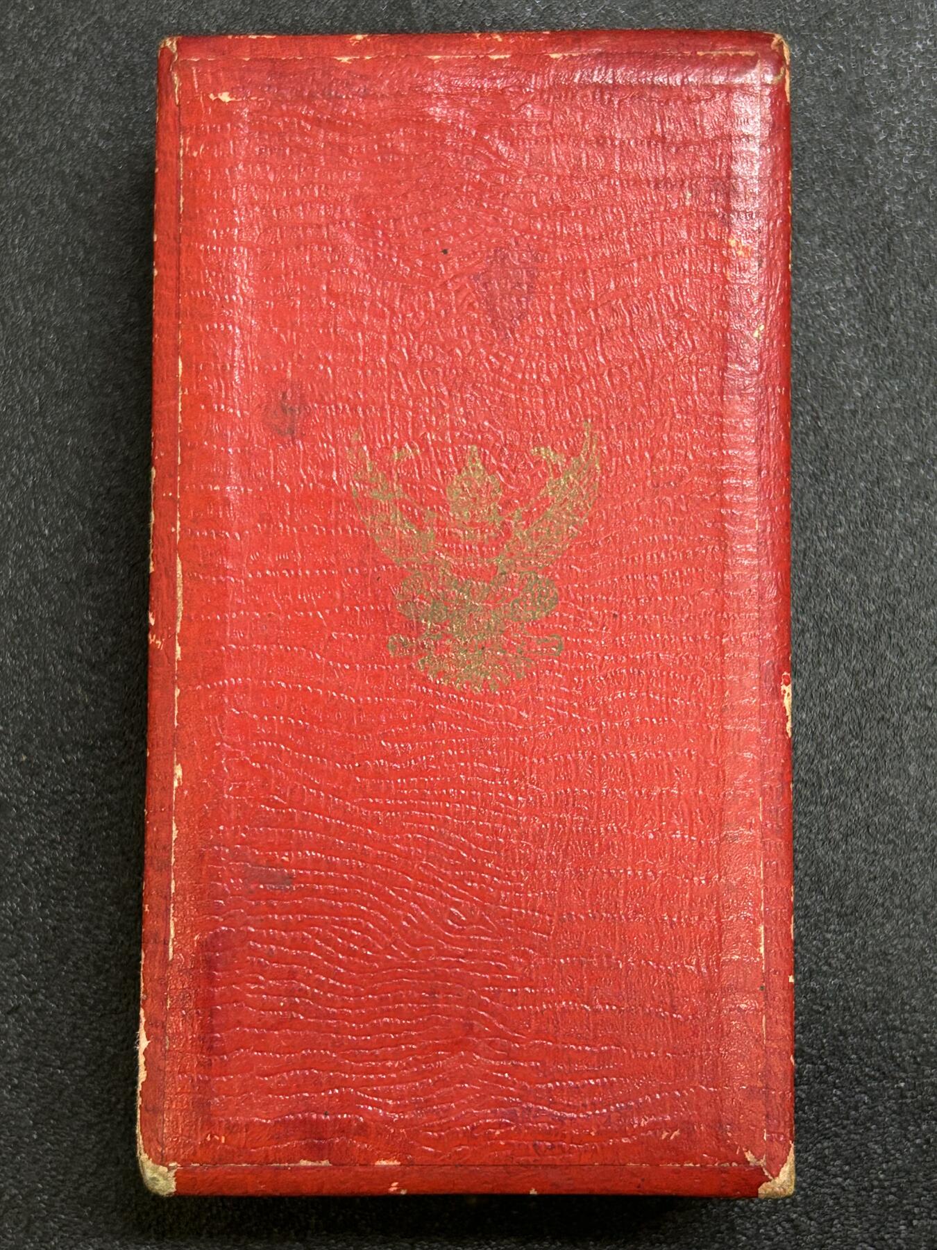 西秦中古拍卖第六十六期 泰国查克拉巴蒂玛拉奖章 早期版 银制 带原盒