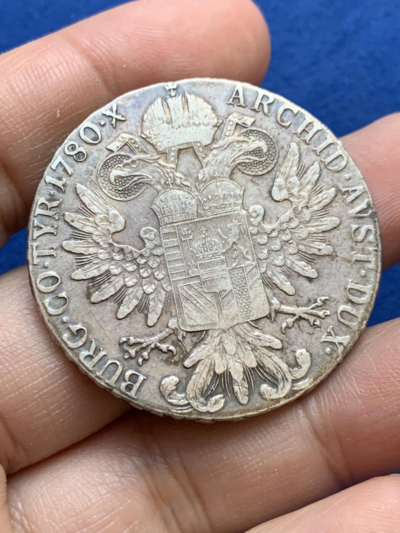 《竞宝斋》第439场 周日，周一，周二 3场连拍 （全场包邮） 奥匈帝国1780大奶妈玛利亚特蕾西亚银币