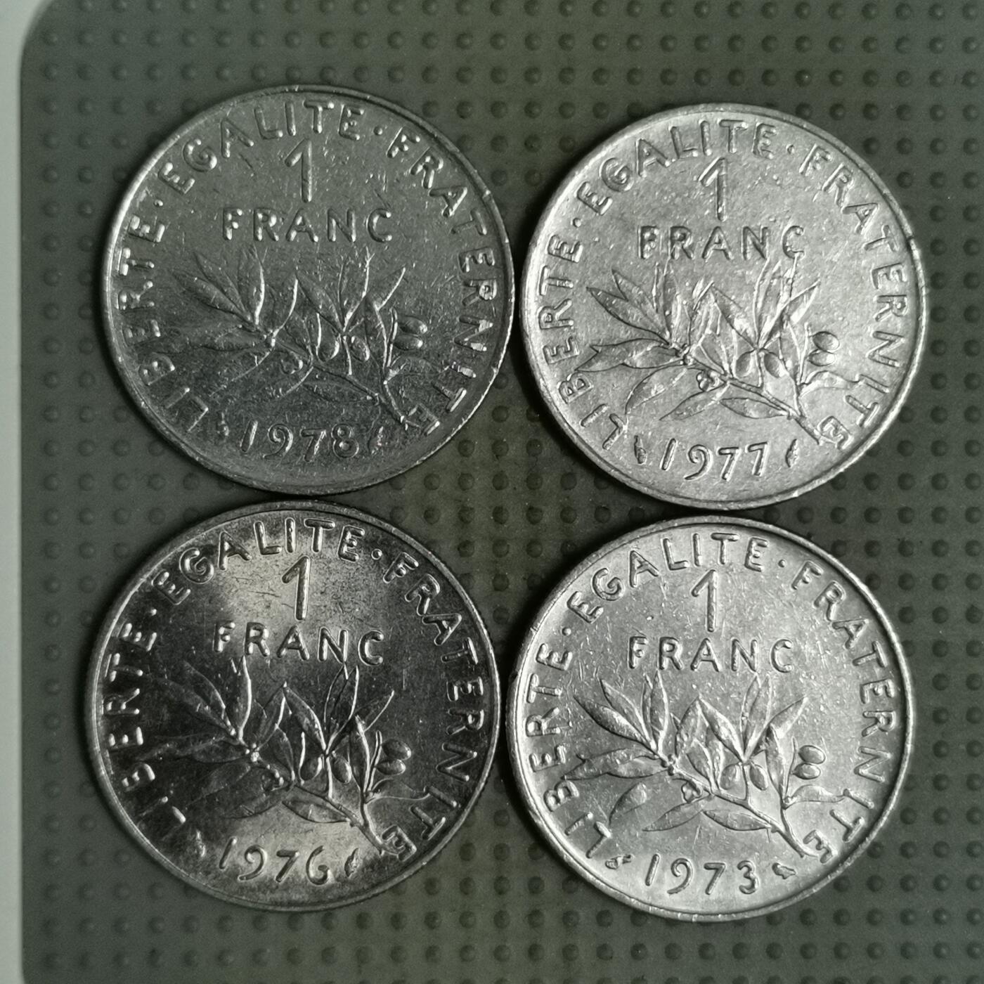 2025年第119场各国散币拍卖（总第119场） 法国1法郎4枚