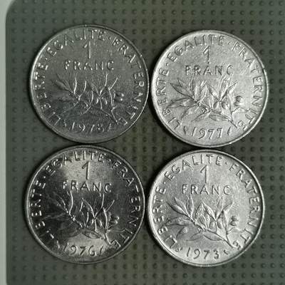 2025年第119场各国散币拍卖（总第119场） - 法国1法郎4枚