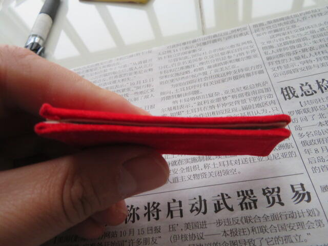 73--【全新】【有脏痕】65扎线红领章一付20220104-6