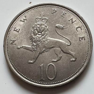 🌹外币初藏🌹🐯2025年第129场  每周二四六晚8️⃣点 接代拍 - 英国1968年10便士 带光