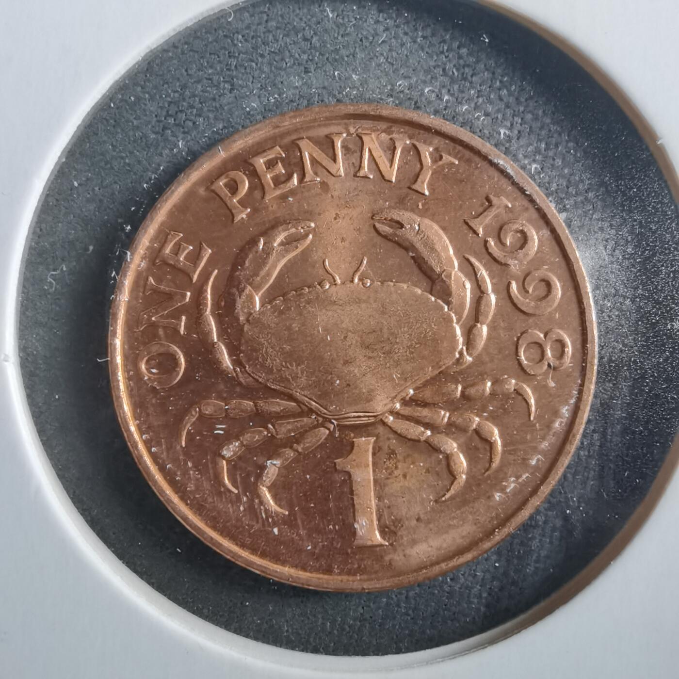 沼泽如烟--第906场 根西1998年1便士