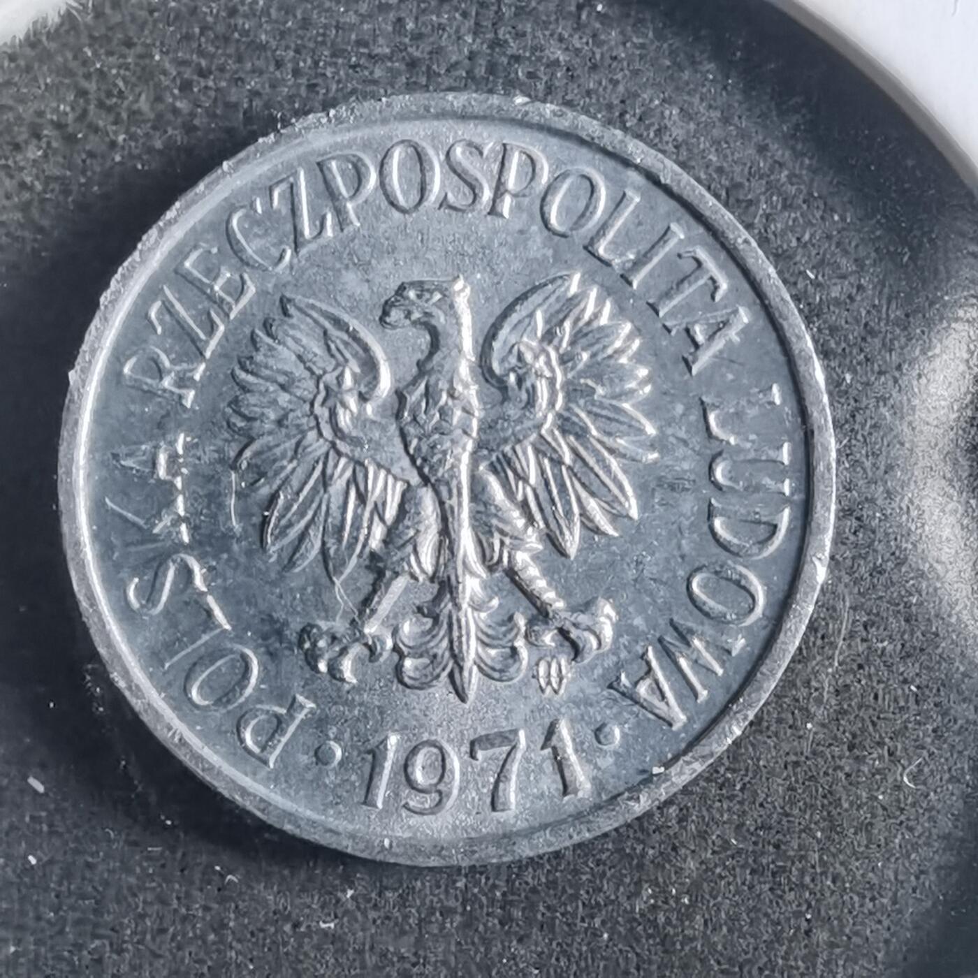 沼泽如烟--第906场 波兰1971年5格罗申