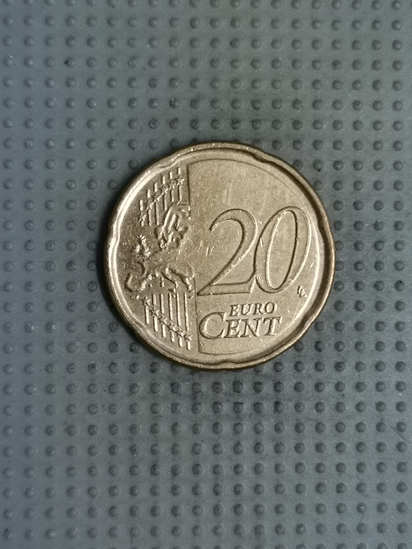 2025年第119场各国散币拍卖（总第119场） 比利时2007年20欧分