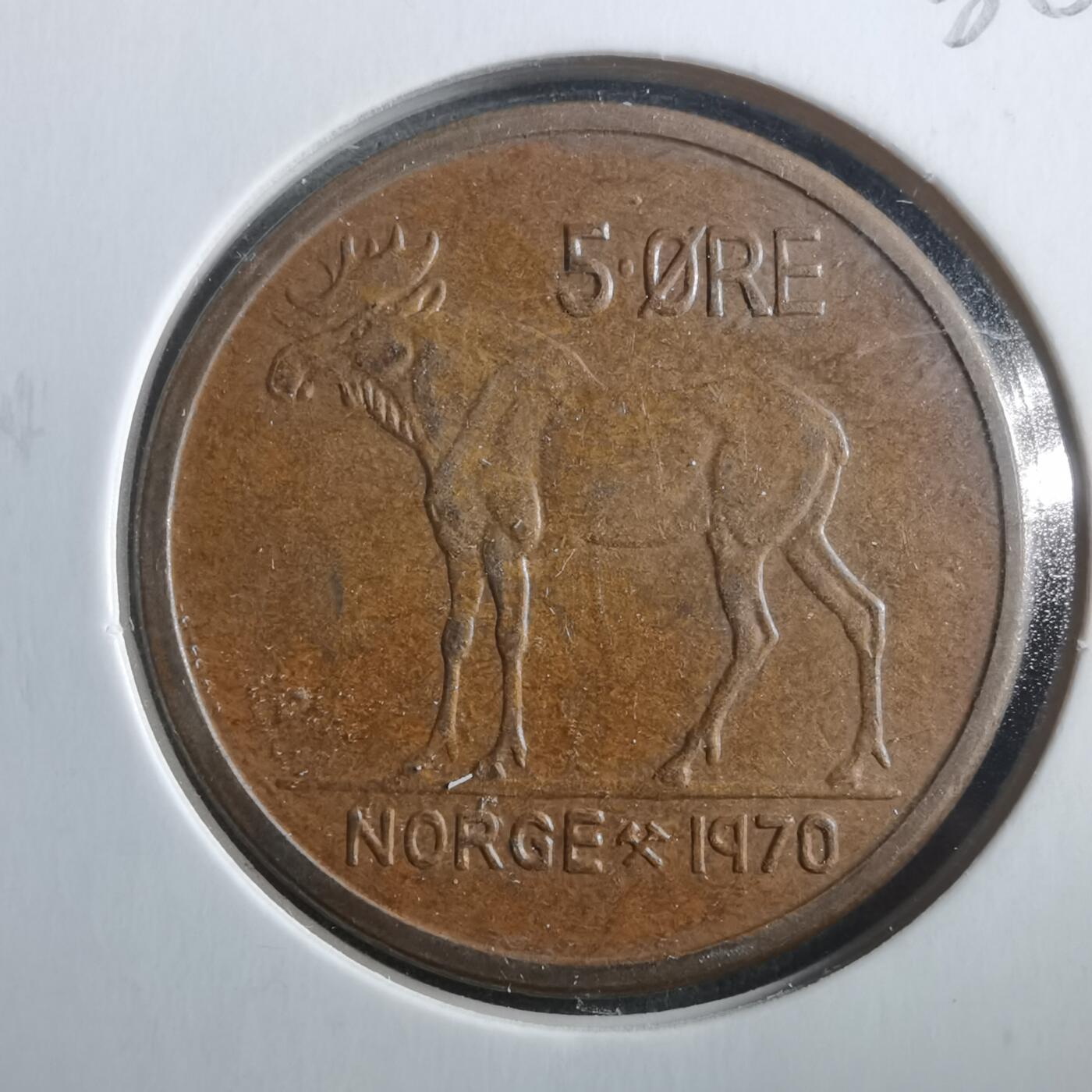 沼泽如烟--第906场 挪威1970年5欧尔