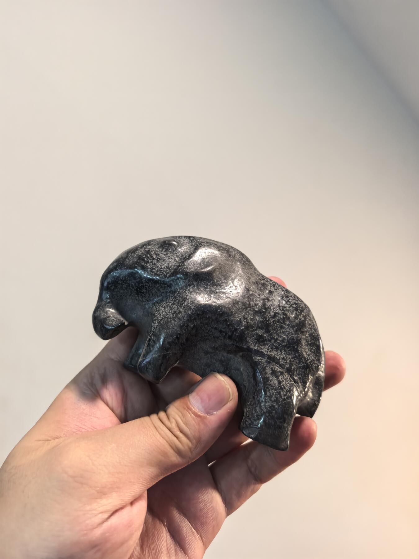 兰馨堂瓷器专场 石雕象摆件