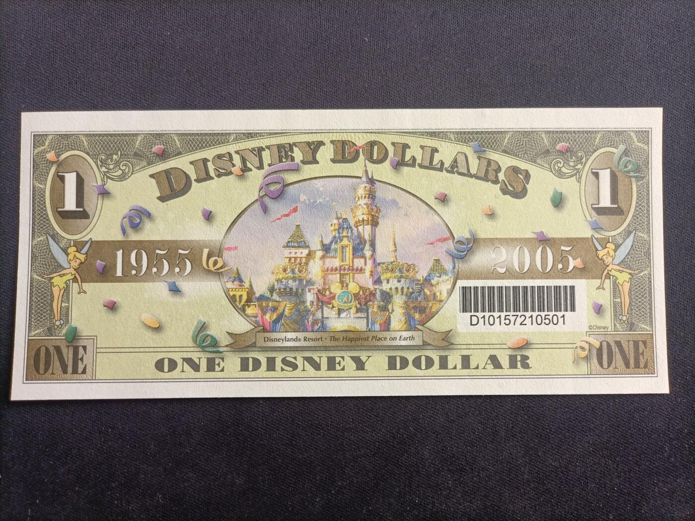 【游宝拍卖】乙巳蛇年88期 佣金1+6% 迪士尼-1美元 小飞象 全新UNC