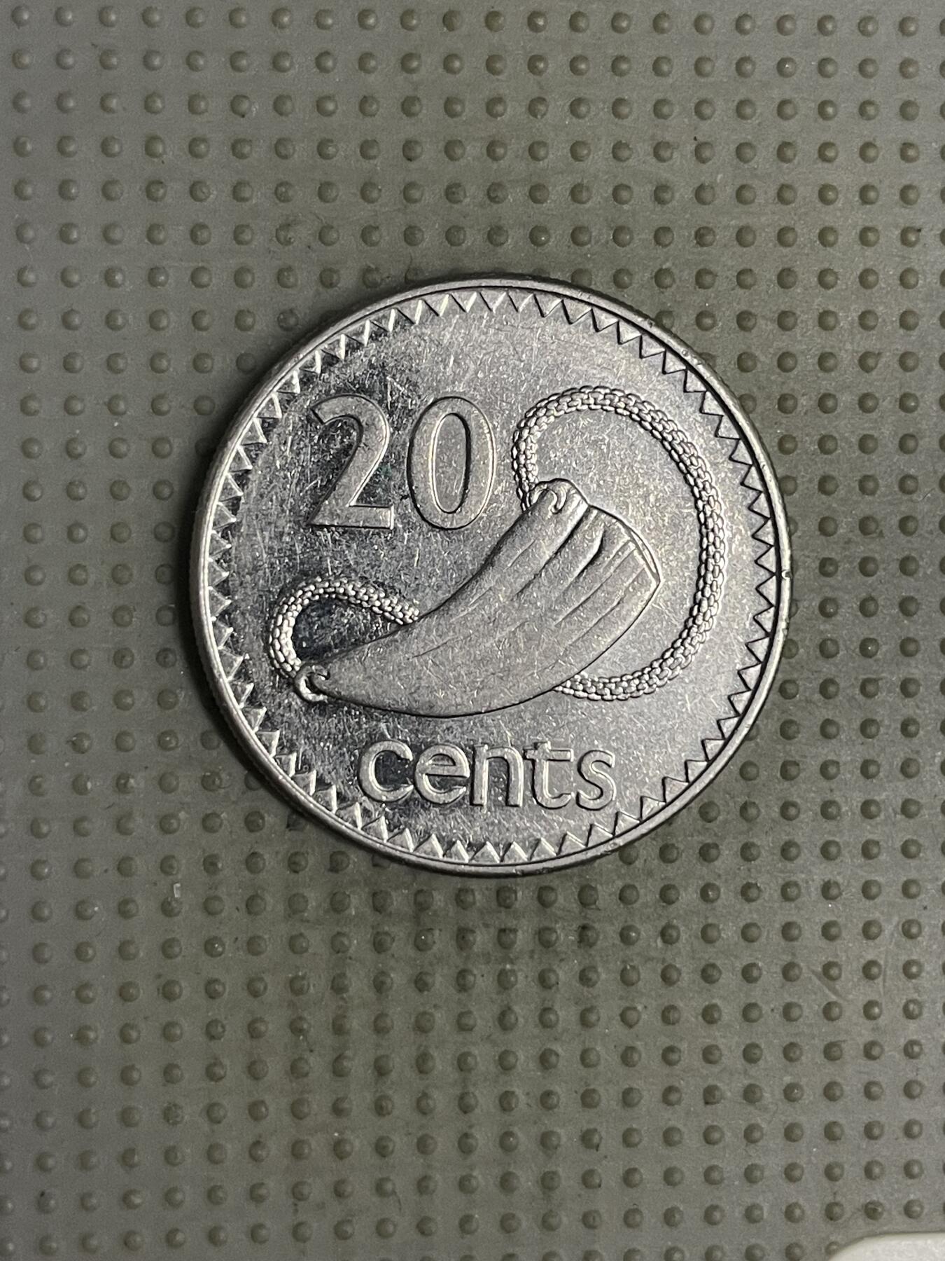 2025年第120场各国散币拍卖（总第120场） 斐济1987年20分