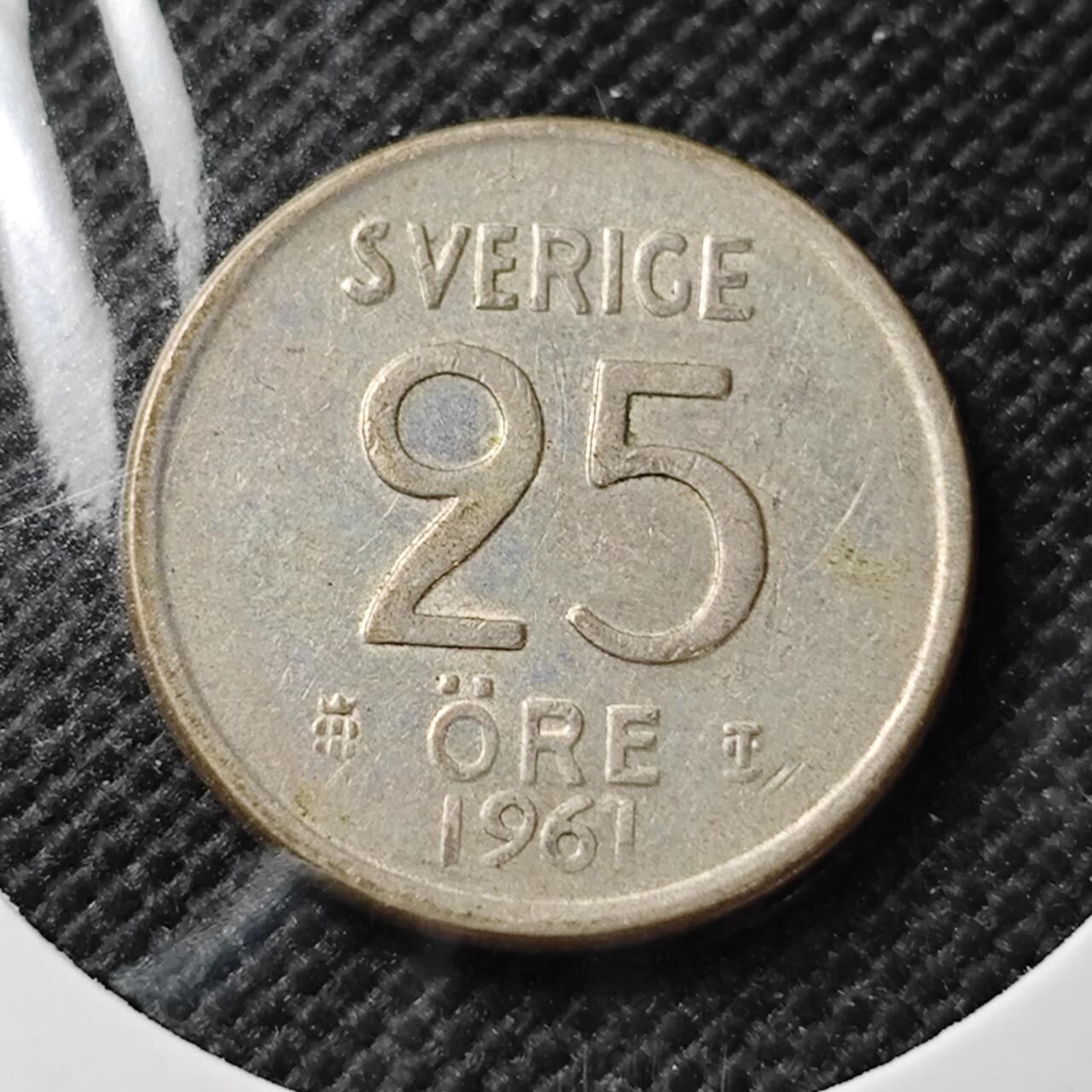 KK钱币收藏小铺  第373场  2月预留时间 周末发货  瑞典25欧尔银币