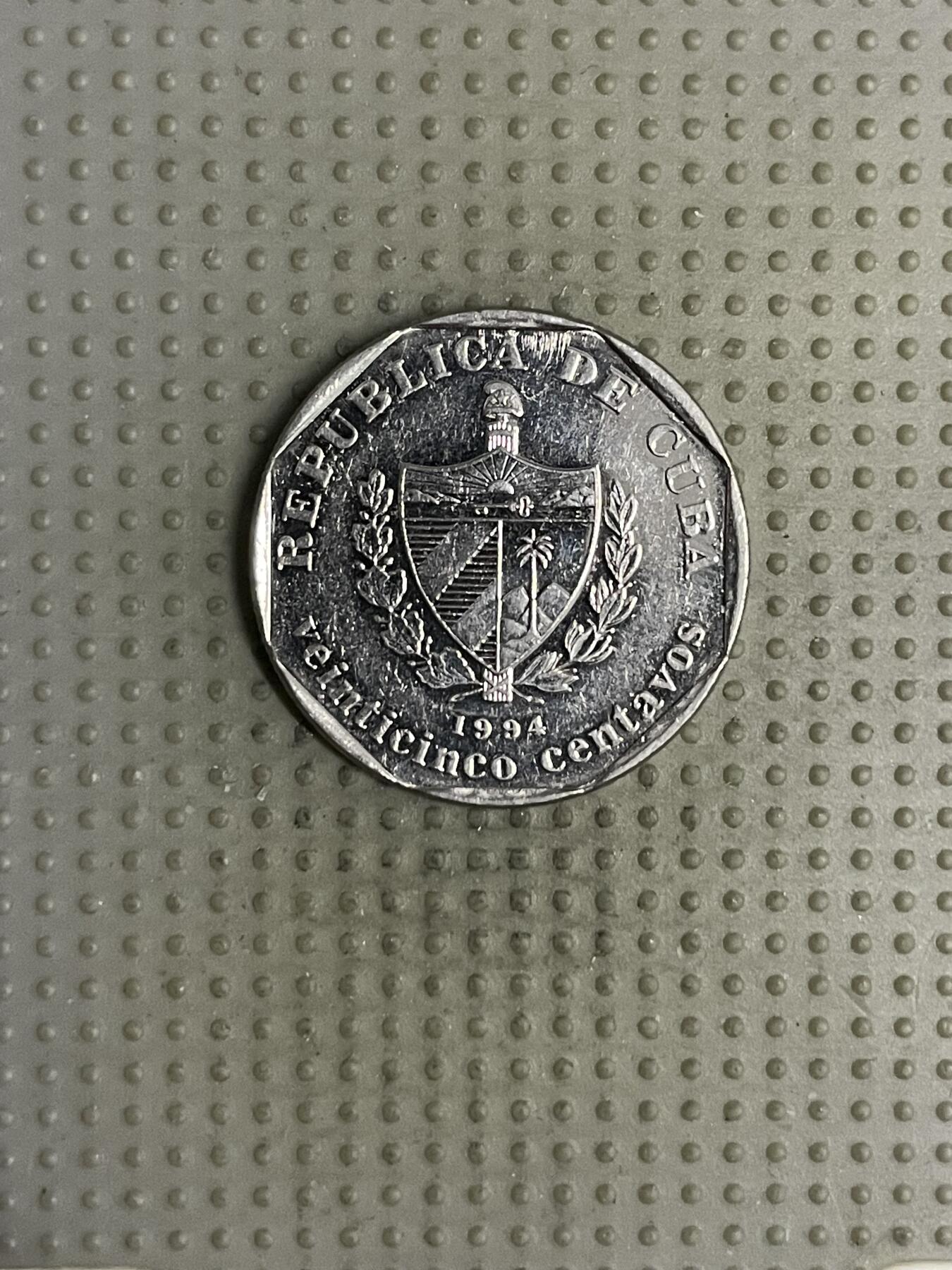 2025年第120场各国散币拍卖（总第120场） 古巴1994年25分