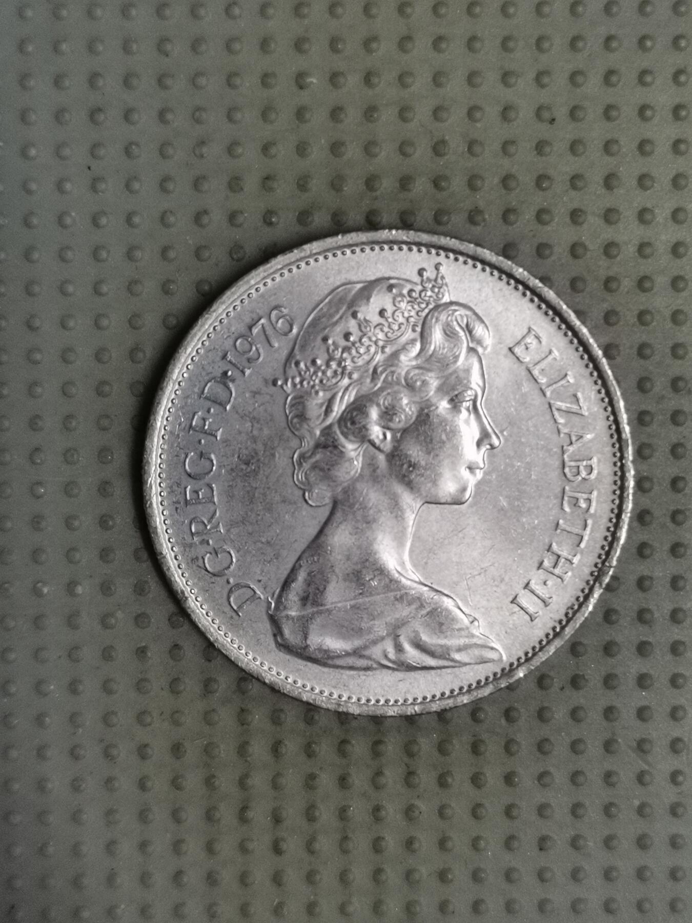 2025年第119场各国散币拍卖（总第119场） 英国1976年10便士大版