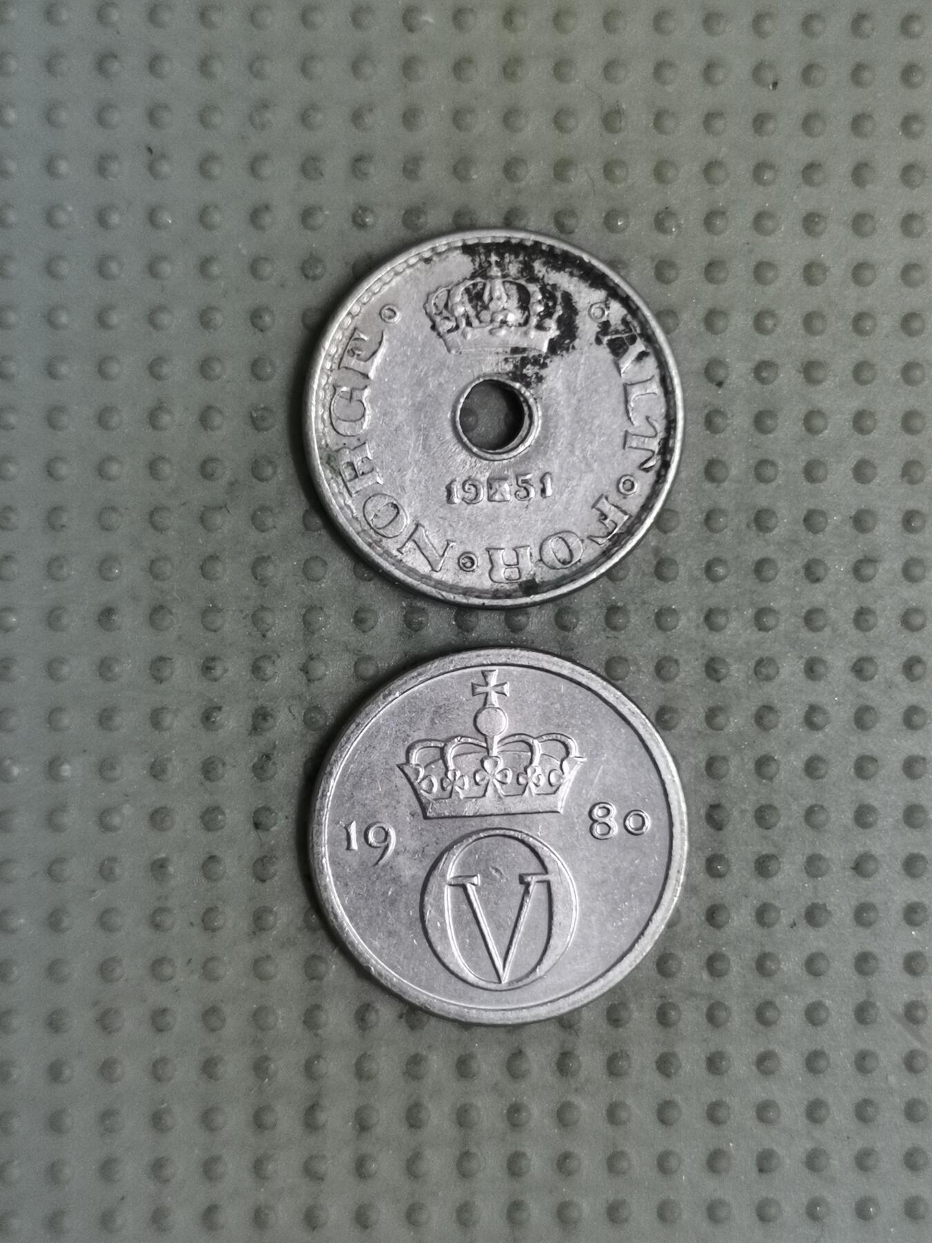 2025年第119场各国散币拍卖（总第119场） 挪威10欧尔2枚