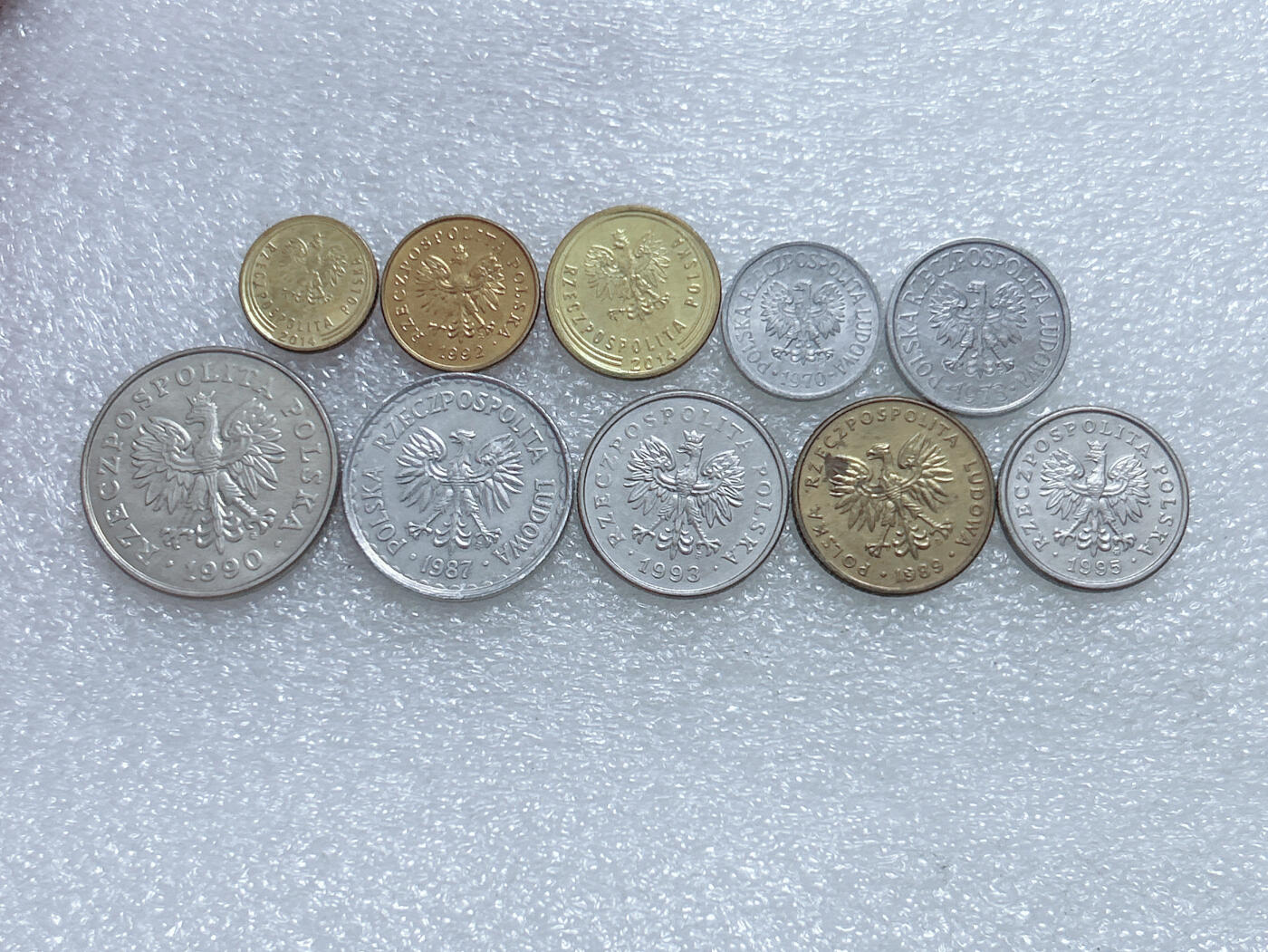 第一海外回流一元起拍收藏 散集专场  第268期 波兰硬币 10枚 带光好品