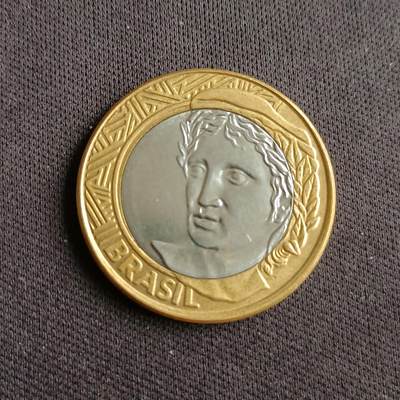 【游宝拍卖】乙巳蛇年88期 佣金1+6% - 巴西-1瑞尔 2008年