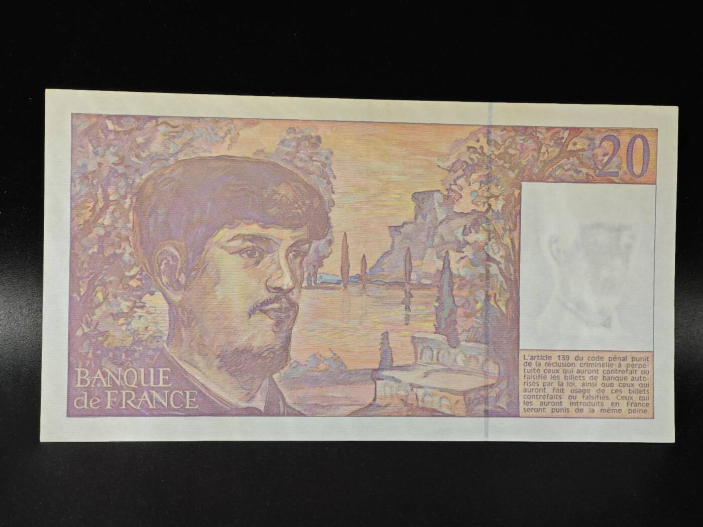 【淘币小摊】限时拍第八百拍  纸币场  满百包邮可预留两周  周一统一发货  法国1993年20法郎