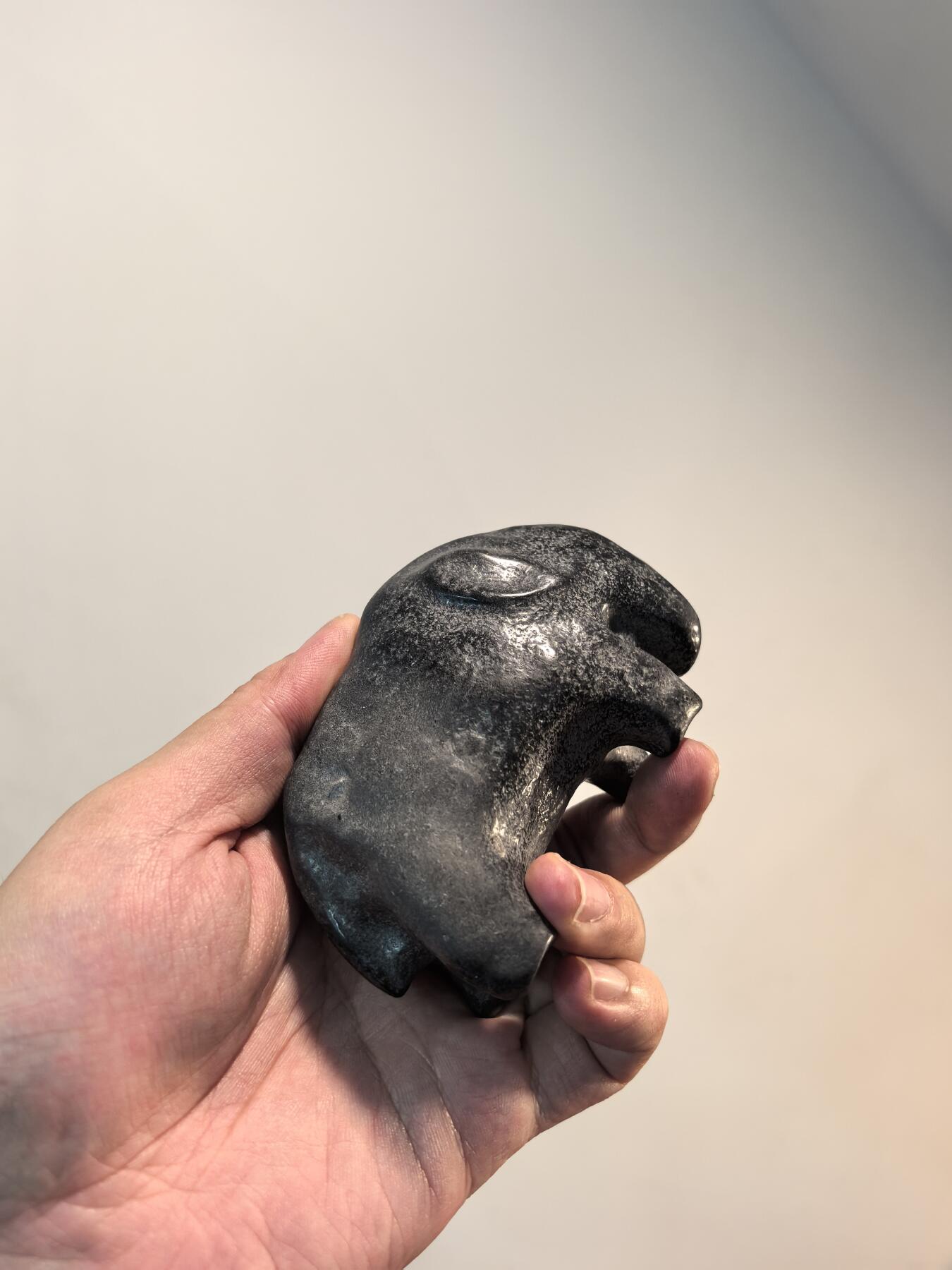 兰馨堂瓷器专场 石雕象摆件