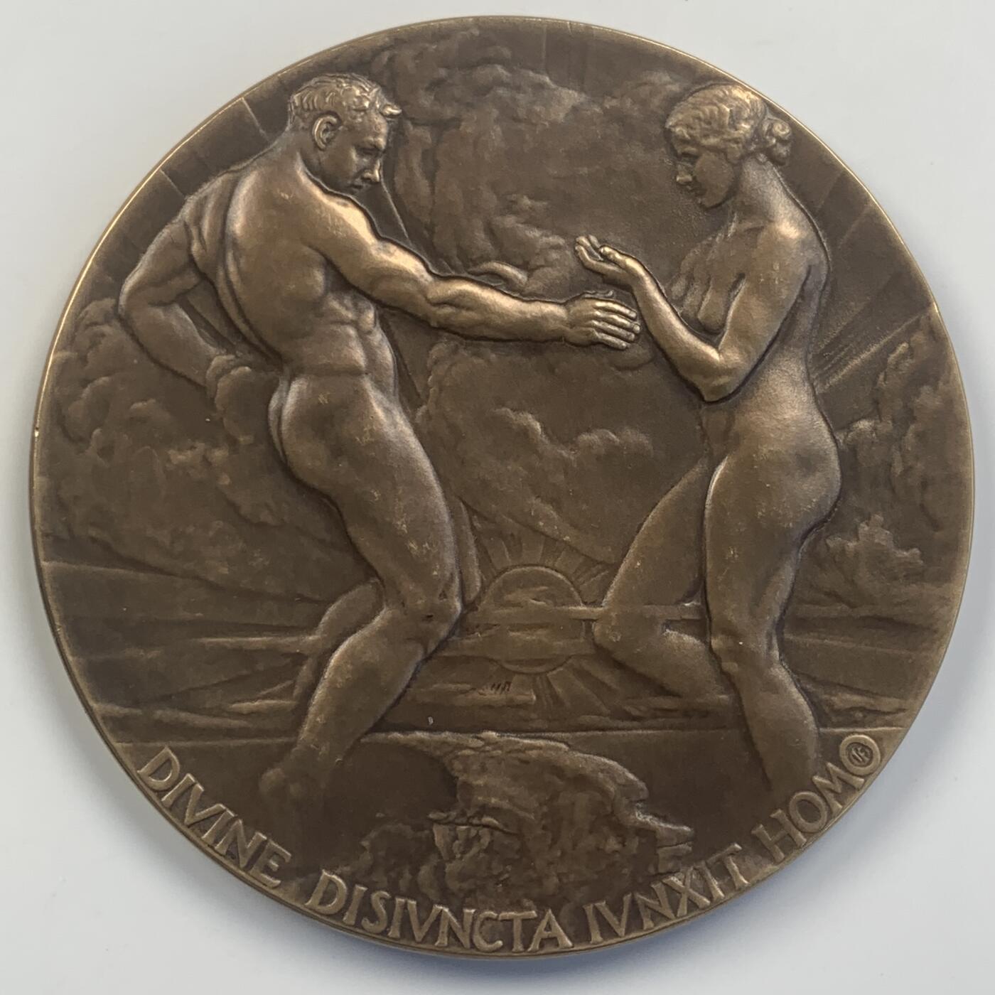 掌中浮雕-藏着的欧洲第042场 1915年美国巴拿马-太平洋万国博览会奖章，70mm，历史名章，热门品种