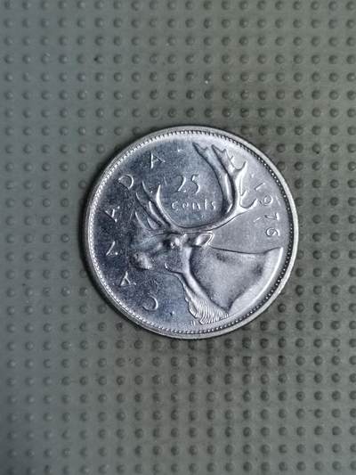 2025年第119场各国散币拍卖（总第119场） - 加拿大1976年25分